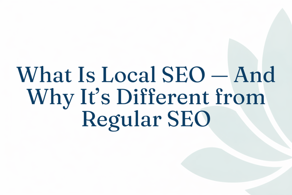 graphic about local seo